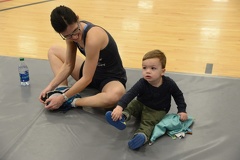 JB stretching with mommy2